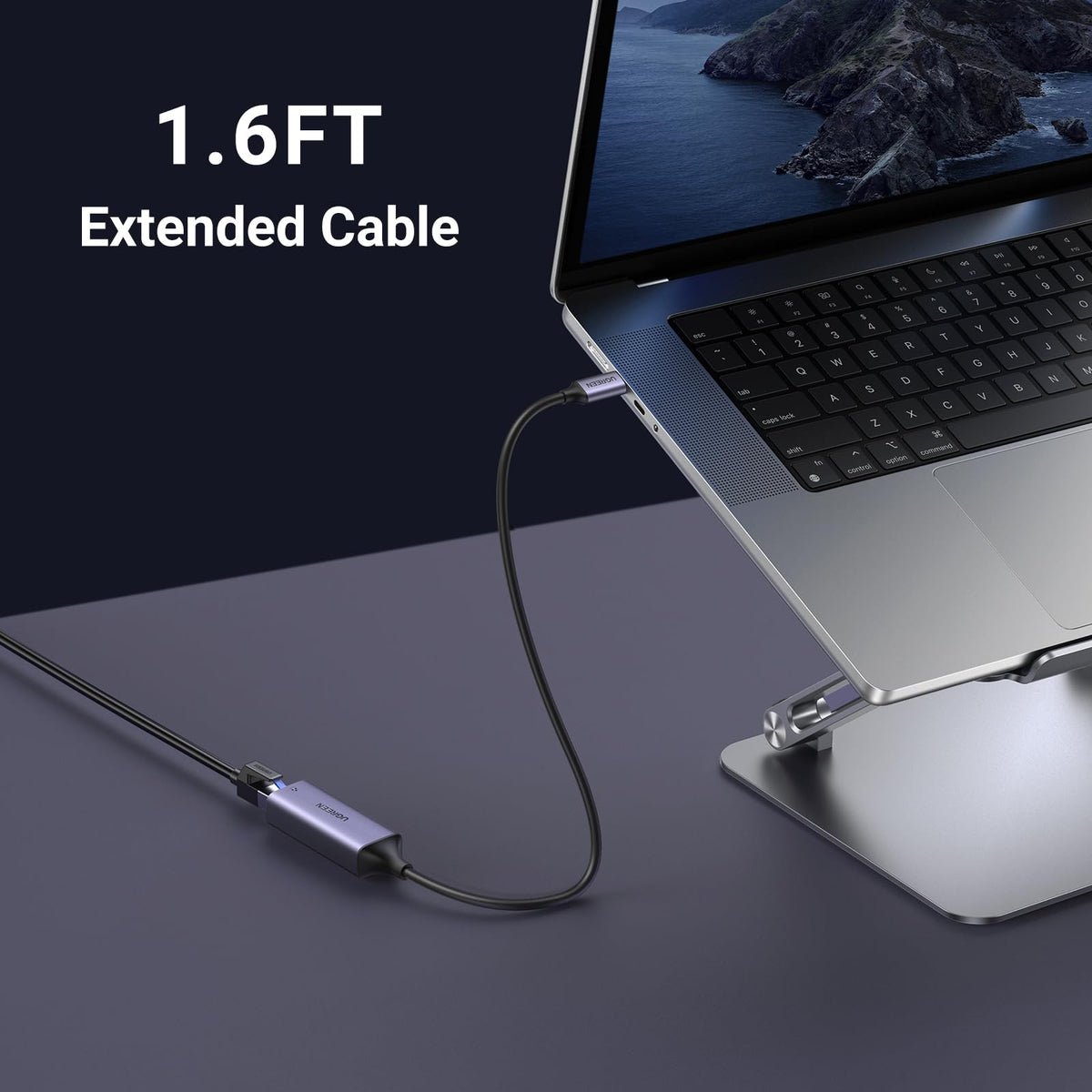 UGREEN USB C to Ethernet Adapter, Plug and Play 1Gbps Aluminum Adapter