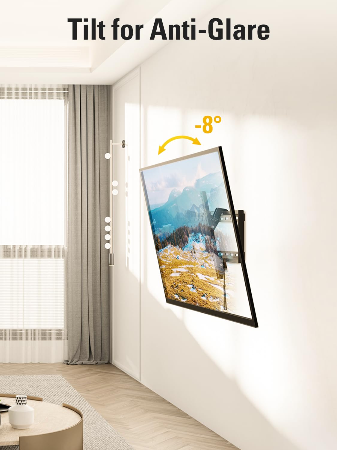 Mounting Dream TV Wall Mount for 42-86 Inch TVs, Tilting TV Mount Bracket