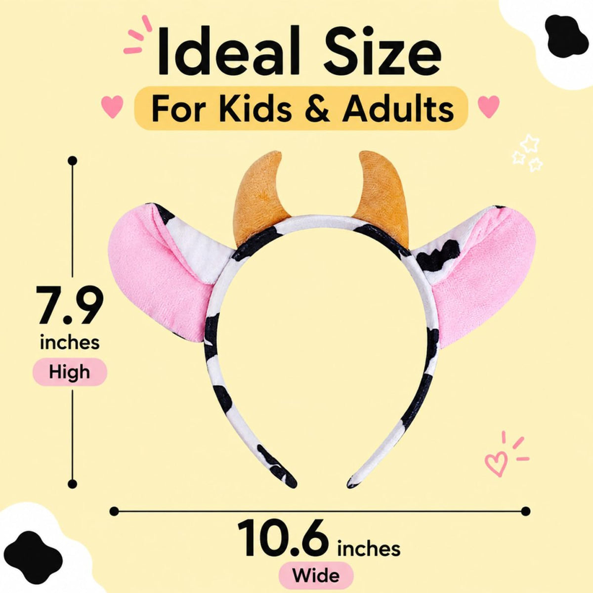 Small Deer Ears Antler Headbands Reindeer Antlers Headband Hair Accessories