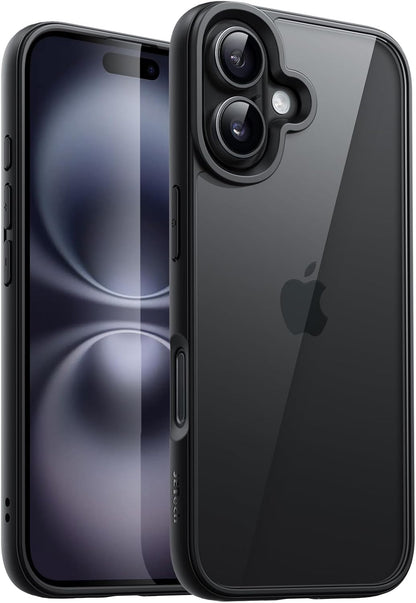 JETech Case for iPhone 16, Anti-Yellowing, Clear