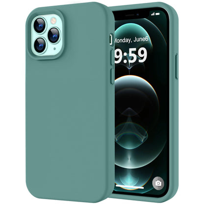 LOVE 3000 Designed for iPhone 16 Case, Premium Silicone with [Soft Anti-Scratch Microfiber Lining] Shockproof Protective Phone Case for Men Women Girls 6.1", Black