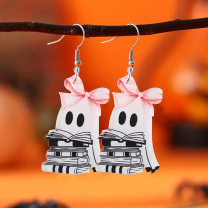 Hocus Pocus Earrings for Women Spooky Witch Halloween Pumpkin Earrings Halloween Accessories Witch Jewelry