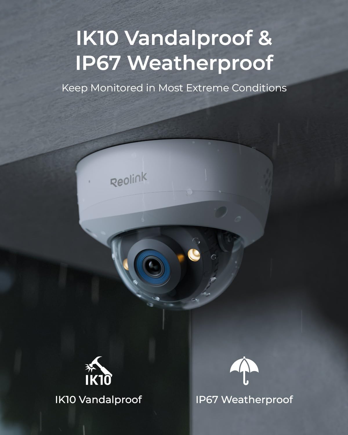 REOLINK RLC-1240A 12MP Vandal-Proof Outdoor PoE Security Camera