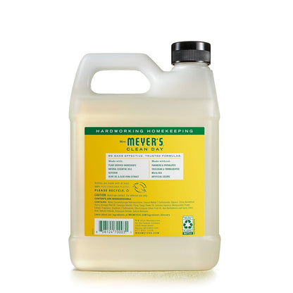 MRS. MEYER'S CLEAN DAY Hand Soap Refill, Lemon Verbena Scent, 33 Fl Oz Bottle