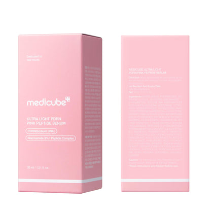 medicube PDRN Pink Peptide Serum with Salmon DNA, Firmer, Even-Looking Skin