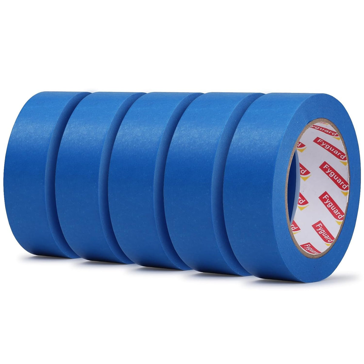5 Rolls Painters Tape Blue, 36mm x 50m, UV & Heat Resistant