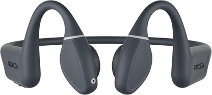 Raycon Bone Conduction Headphones - Open Ear Running Headphones & Bluetooth Earbuds, Sweat & Water-Resistant with Mic (Gray)