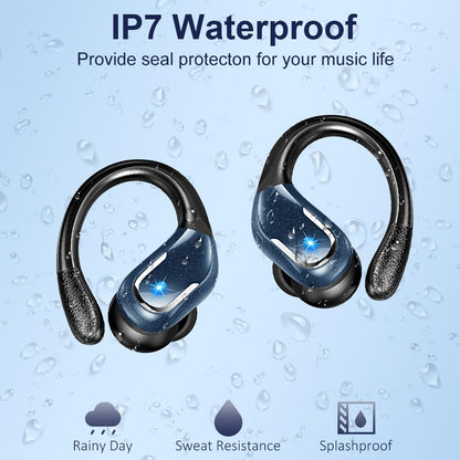 Wireless Earbuds Sports, 75Hrs Bluetooth 5.4 Headphones, Bass Hi-Fi Stereo