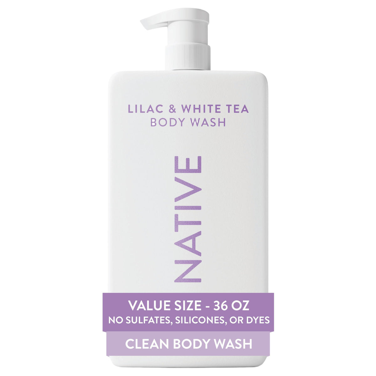 Native Body Wash 3 Pack - Natural Body Wash Women & Men - SLS & Paraben Free - Cucumber & Mint, Coconut & Vanilla, Lavender & Rose