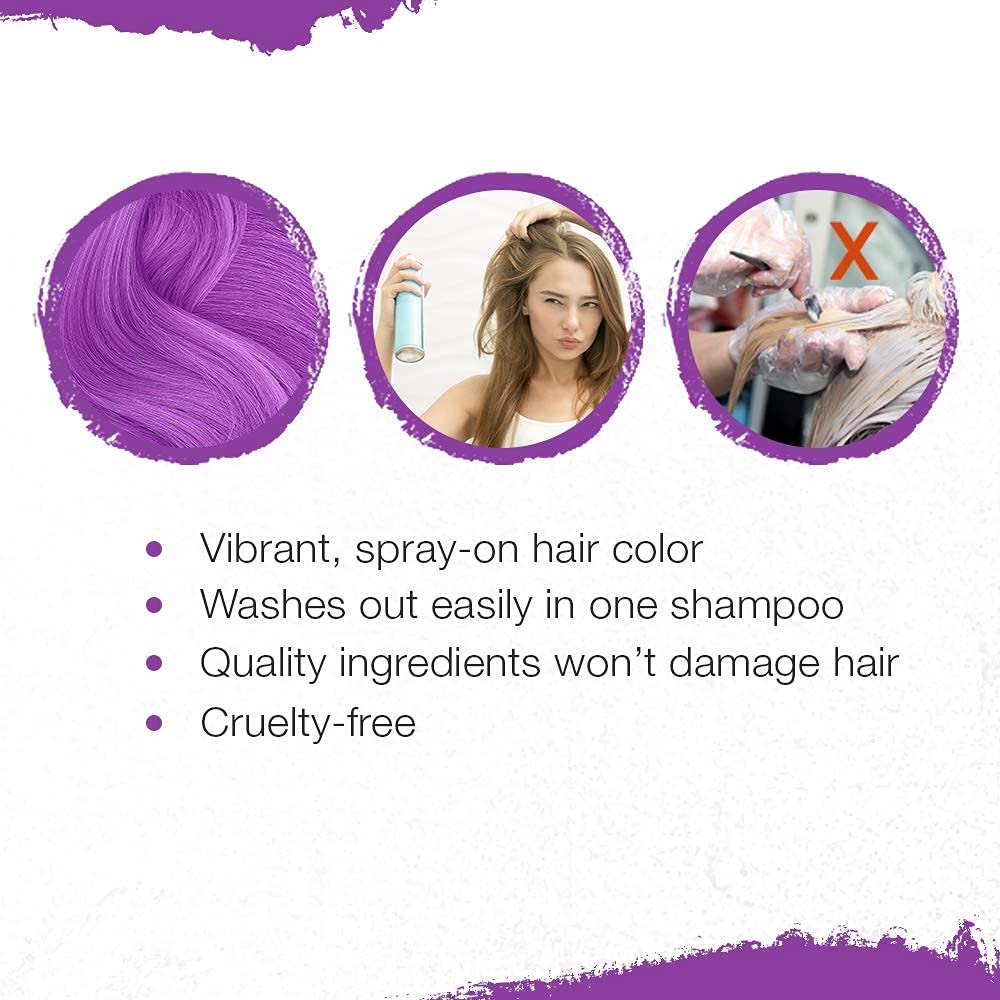 Punky Temporary Hair Color Spray Washes Out Tiger Orange, 3.5 oz, 1 Pack