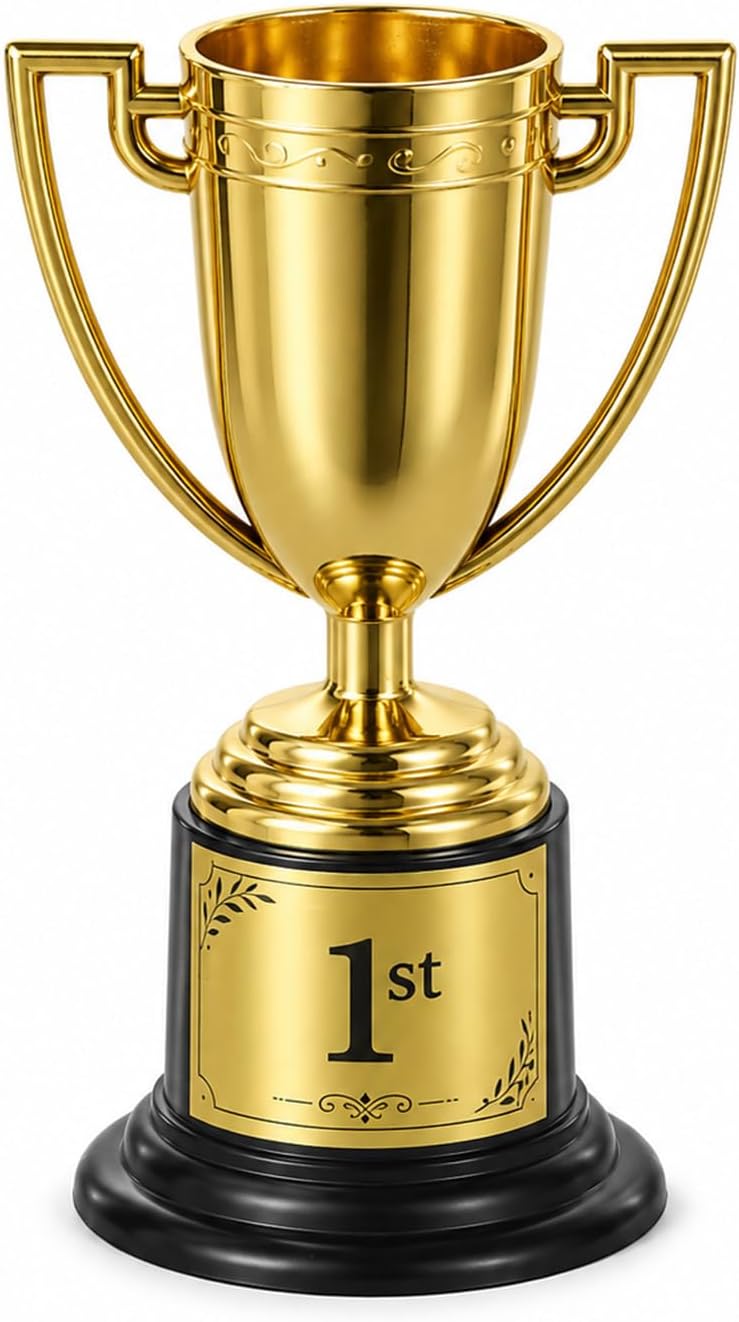 Mini Trophy Cup, 3.34 Inch Gold Small Trophy