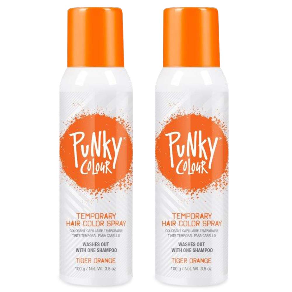 Punky Temporary Hair Color Spray Washes Out Tiger Orange, 3.5 oz, 1 Pack