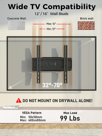 Fixed TV Wall Mount Bracket for 50 55 65 70 75 85 86 Inch TVs