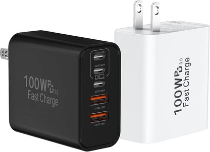 USB C Super Fast Charger Block, 100W USBC Charging Block Wall Plug Adapter