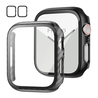 JZK Screen Protector Case for Apple Watch Series 11/10 42mm,Carbon Fibre