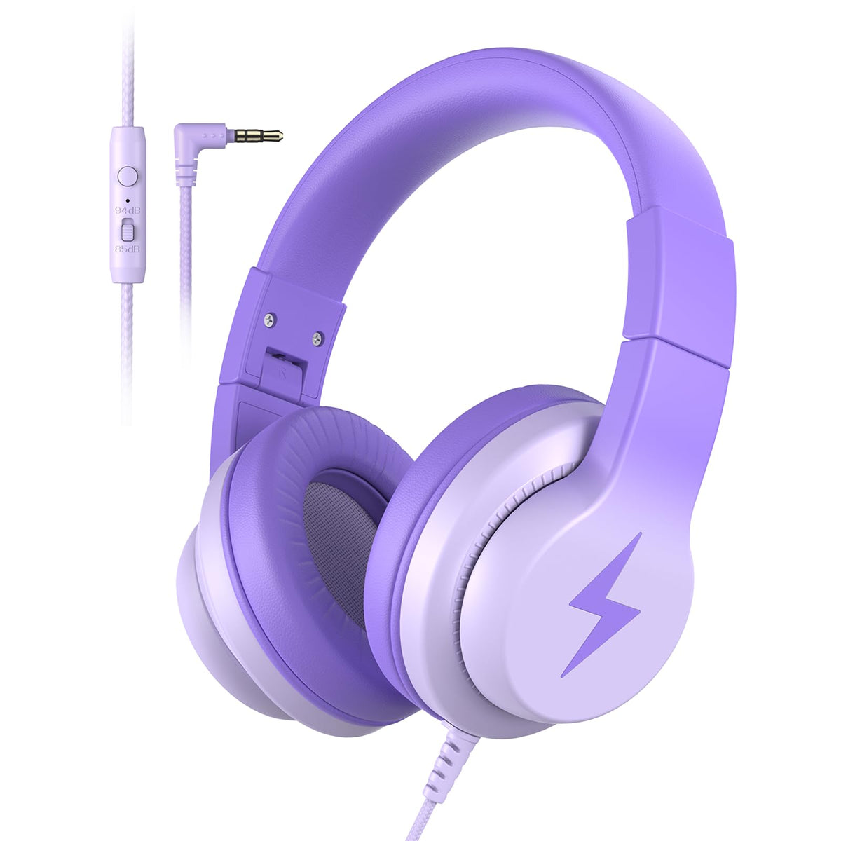 Candy Bila Wired Kids Headphones for School, Over-Ear for Boys Girls