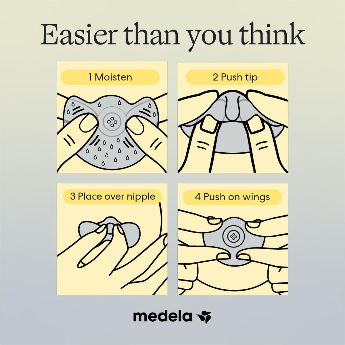 Medela Contact Nipple Shields, For Breastfeeding Comfort, Size M 20mm, 2ct