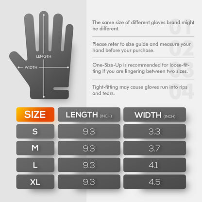 OKIAAS Vinyl Disposable Gloves, Latex-Free, Powder Free, Food Grade