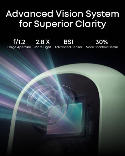 eufy Security Indoor/Outdoor Camera C35, Spotlight-Free Color Night Vision