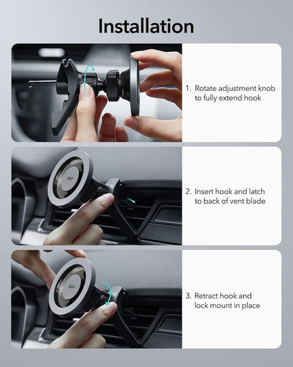 ESR for MagSafe Car Mount, Car Phone Holder for iPhone 18 Pro Max/Duo/17-12
