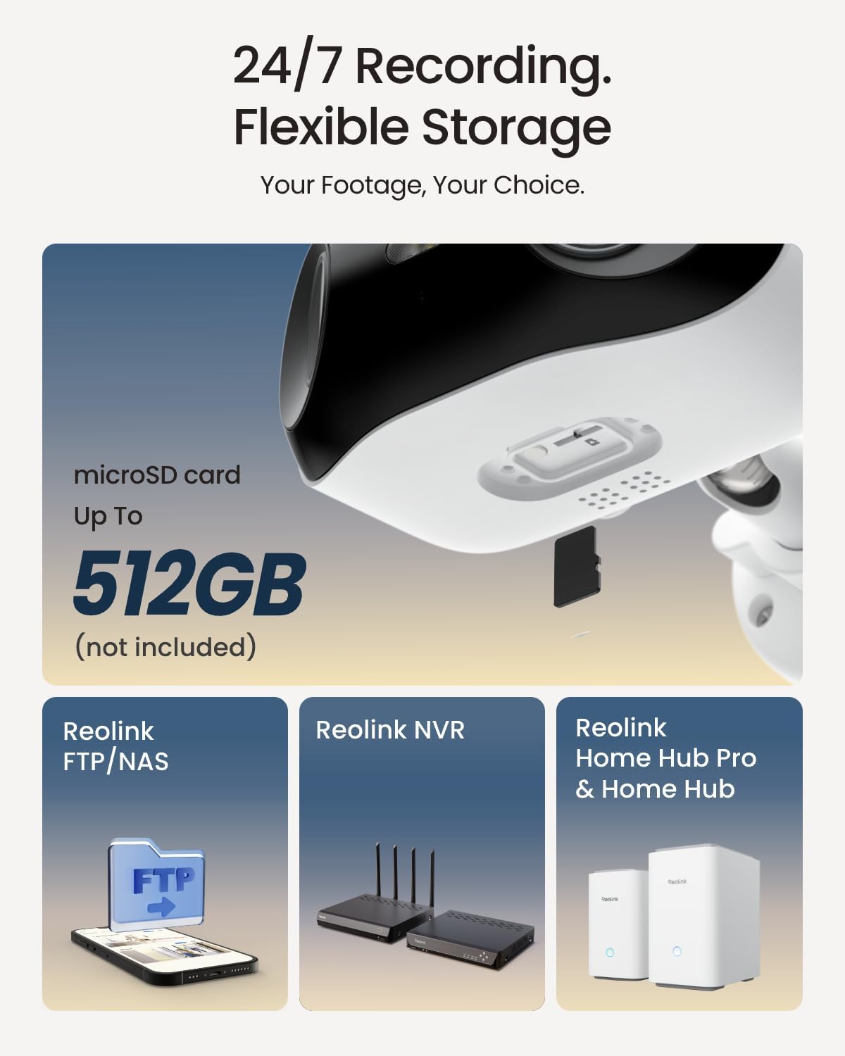 REOLINK Elite Pro WiFi, 16MP Outdoor Security Camera, 180° Panoramic View