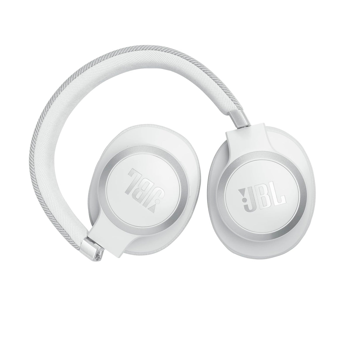 JBL Live 770NC - Wireless Over-Ear Headphones with True Adaptive Noise Cancelling with Smart Ambient, Up to 65 Hours of Battery Life, Comfort-fit Fabric Headband & Carrying Pouch (Black)