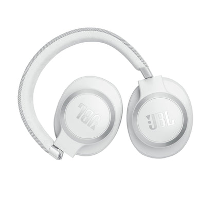 JBL Live 770NC - Wireless Over-Ear Headphones with True Adaptive Noise Cancelling with Smart Ambient, Up to 65 Hours of Battery Life, Comfort-fit Fabric Headband & Carrying Pouch (Black)