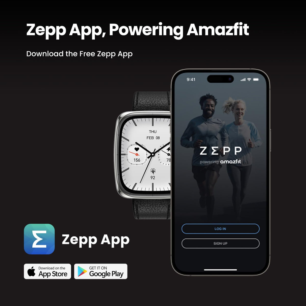 Amazfit Active 2 Premium Smart Watch 1.32" Sapphire Glass, GPS, iOS/Android