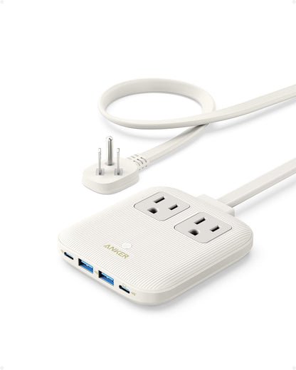 Anker Travel Power Strip, Anker Nano 67W Max 6-in-1 USB C Charger, 2 USB C