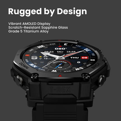 Amazfit T-Rex 3 Pro Smart Watch, 1.5" AMOLED Sapphire Glass, iOS/Android