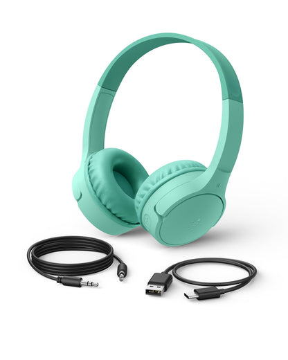 Belkin SoundForm Mini Kids Headphones, Wireless&Wired, 30H Playime, School