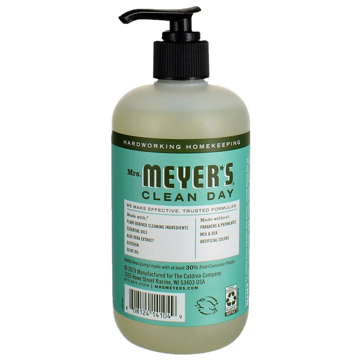 MRS. MEYER'S CLEAN DAY Liquid Hand Soap, Lemon Verbena, 12.5 fl oz, 3 Pack