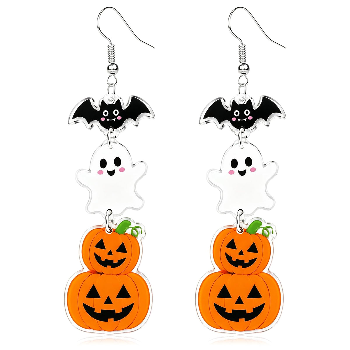 Hocus Pocus Earrings for Women Spooky Witch Halloween Pumpkin Earrings Halloween Accessories Witch Jewelry