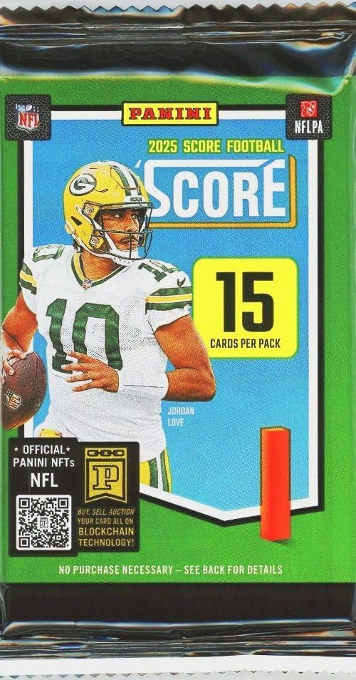 2025 Panini SCORE Football EXCLUSIVE Sealed MEGA Foil Pack with (15) Cards!