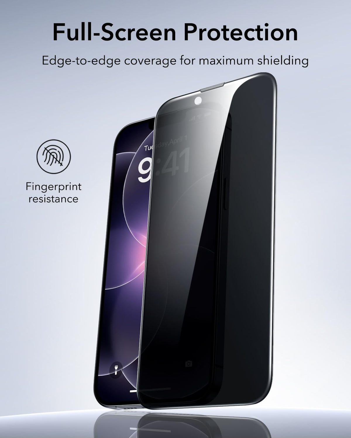 ESR 3 Pack for iPhone 17 Pro Max Privacy Screen Protector, Classic