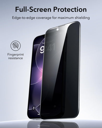 ESR 3 Pack for iPhone 17 Pro Max Privacy Screen Protector, Classic