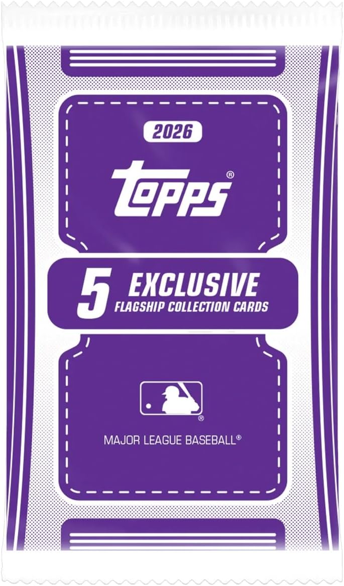 2026 Topps Baseball Series 2 Trading Card Super Box Flagship Collection (3 Exclusive Flagship Collection 5 Card Packs)