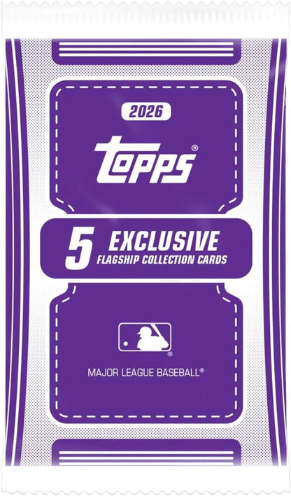 2026 Topps Baseball Series 2 Trading Card Super Box Flagship Collection (3 Exclusive Flagship Collection 5 Card Packs)