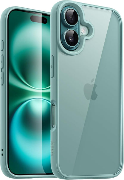 JETech Case for iPhone 16, Anti-Yellowing, Clear
