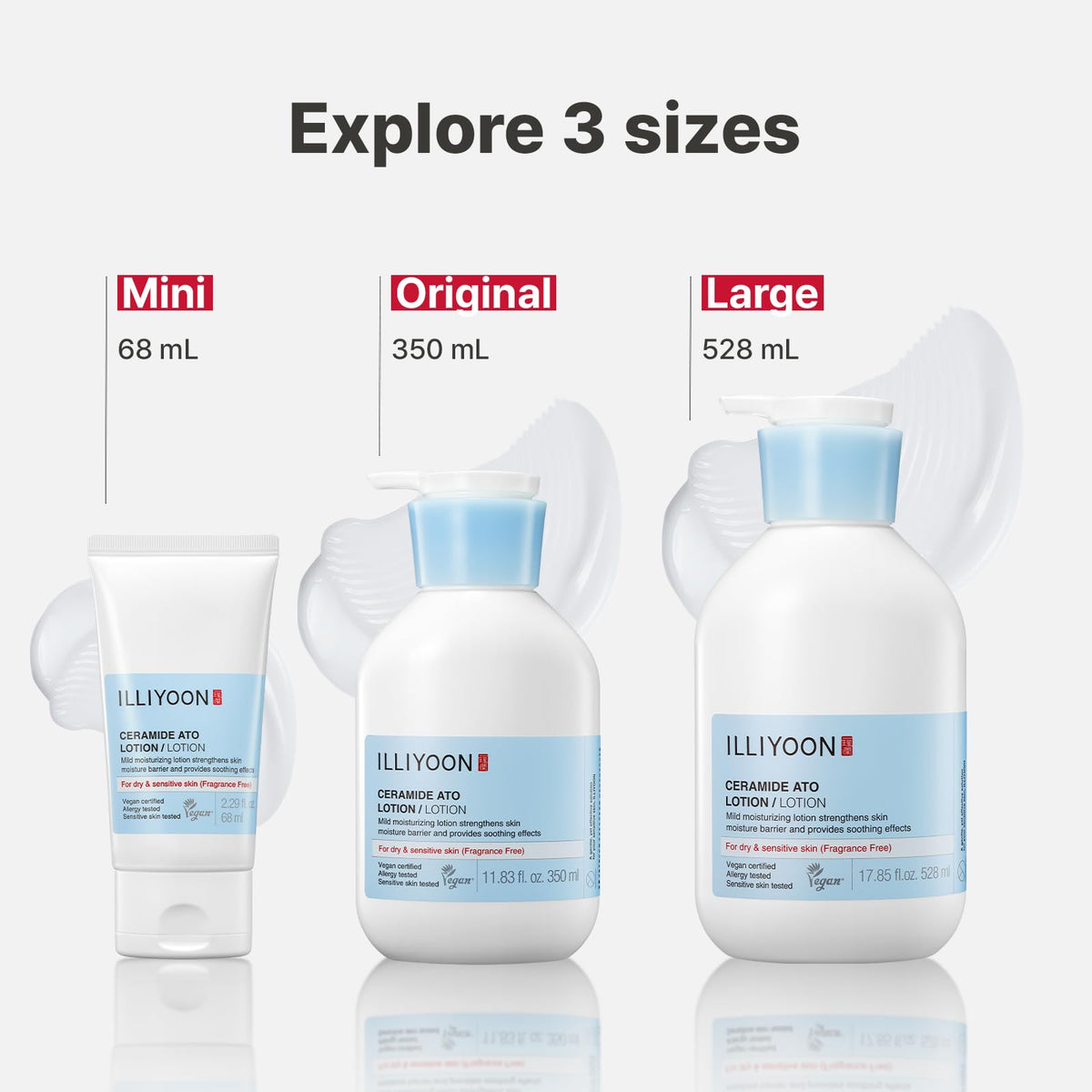 Illiyoon Ceramide Ato Concentrate Cream | Moisturizer for Dry & Sensitive Skin, 100hr Lasting Hydration, For Face & Body, Gentle for Infants, Moisture Barrier Repair, Vegan Certified, 6.76 fl.oz.