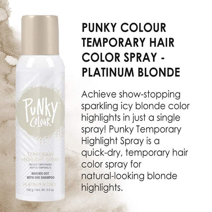 Punky Temporary Hair Color Spray Washes Out Tiger Orange, 3.5 oz, 1 Pack
