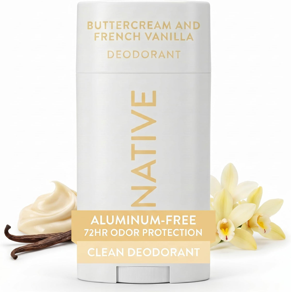 Native Aluminum-Free Deodorant for Women & Men, Coconut & Vanilla, 2.65oz