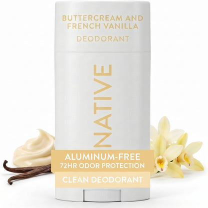 Native Aluminum-Free Deodorant for Women & Men, Coconut & Vanilla, 2.65oz