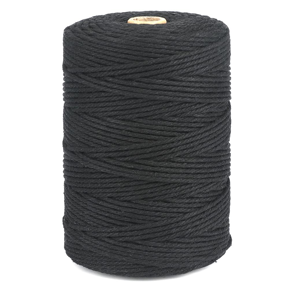 jijAcraft 50M White Cotton String: 2MM Cooking String for DIY Crafts