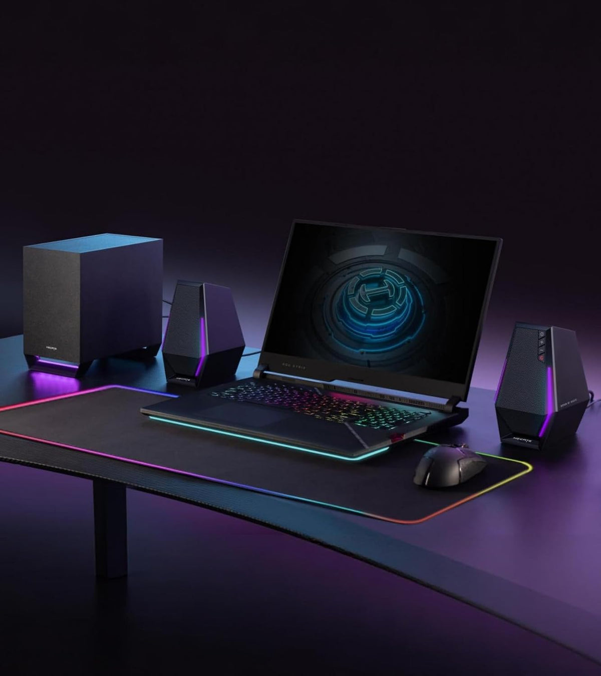 Edifier G1500 MAX 2.1 RGB Light Gaming Speakers with 4" Wood Subwoofer