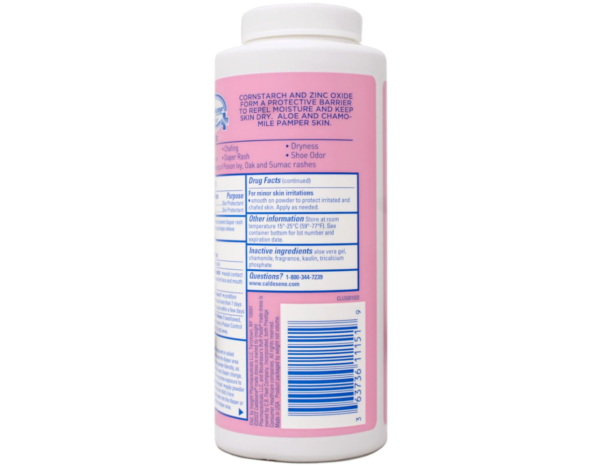 Caldesene Medicated Protecting Powder with Zinc Oxide & Cornstarch-Talc Free, 5 Ounce (5 Pack)