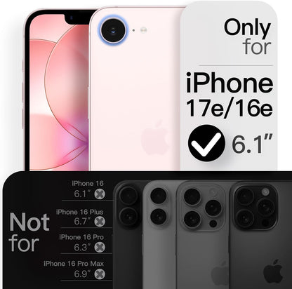 JETech Magnetic Slim Case for iPhone 18 Pro, Dark Cherry