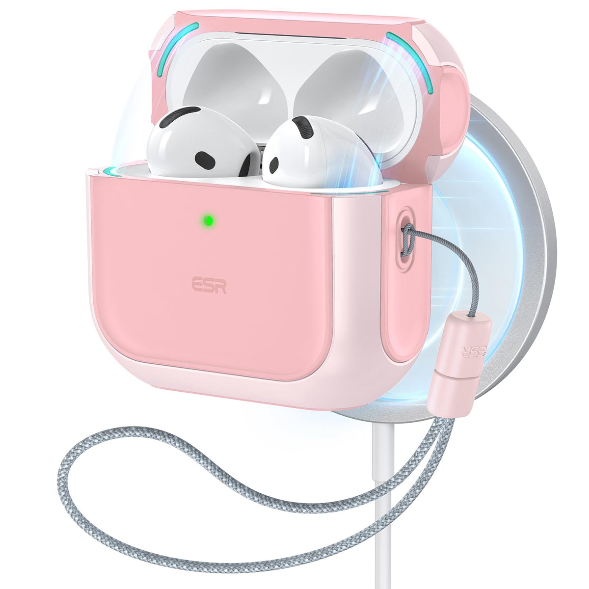ESR for AirPods Pro 2 Case, Compatible with MagSafe, White