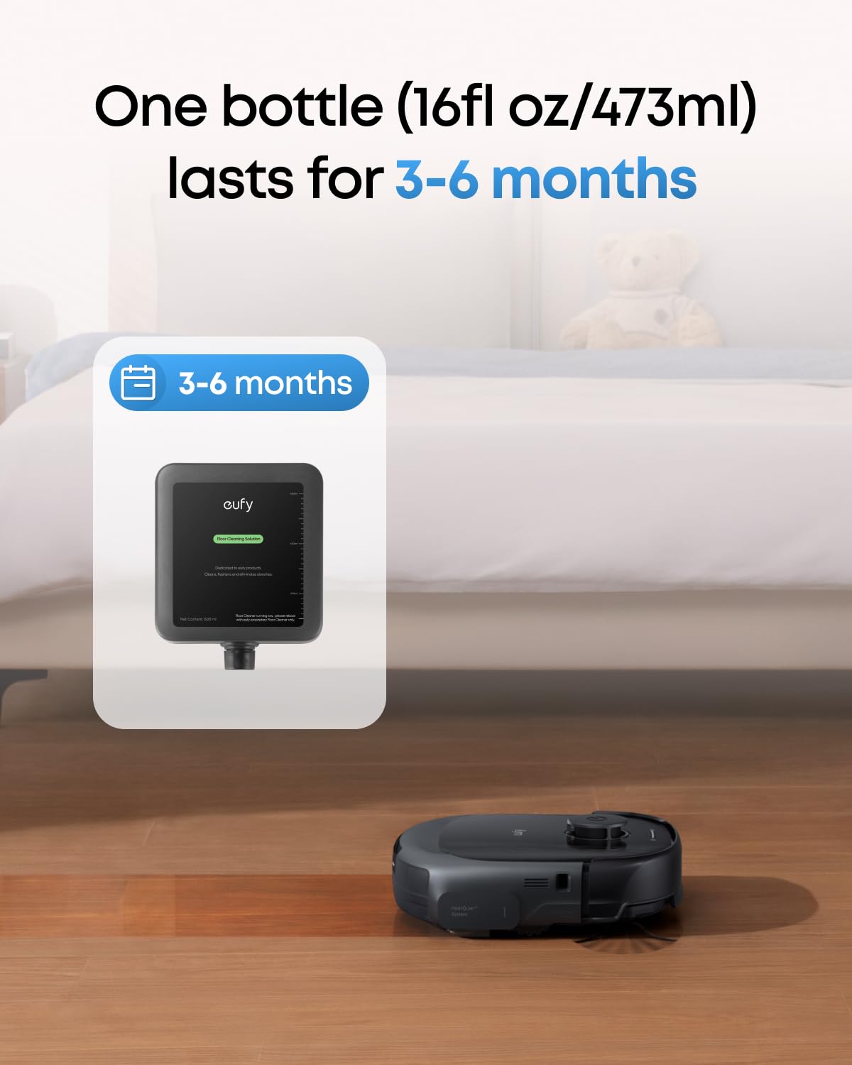 eufy Floor Cleaning Solution for E25, 600 ml