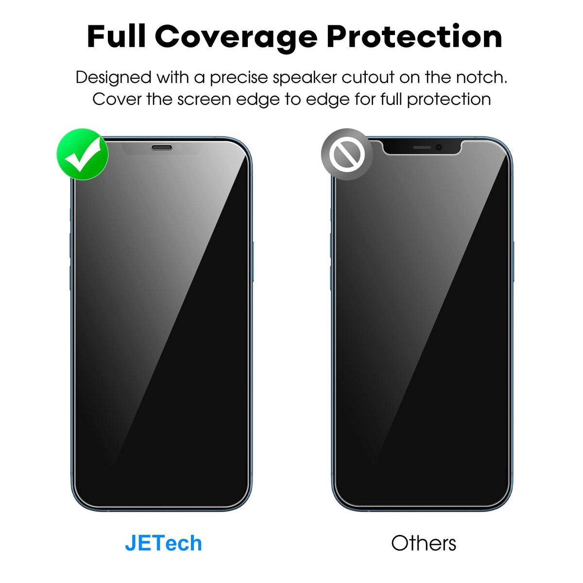 JETech Screen Protector for iPhone 18 Pro Max/17 Pro Max, 3-Pack